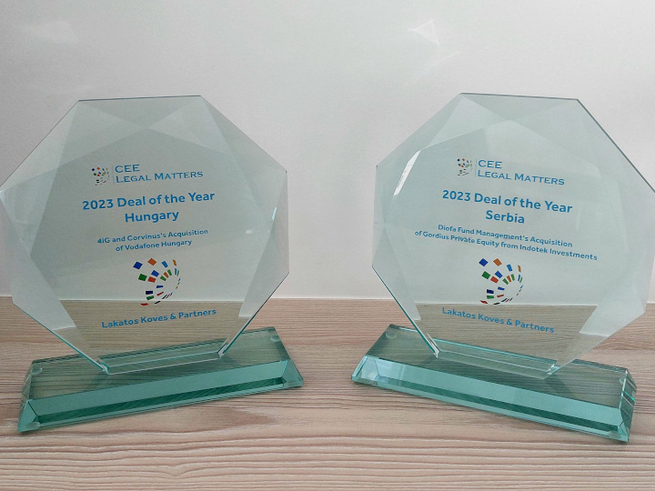 LKT wins two "Deal of the Year" awards at the CEE Deals of the Year Awards Banquet
