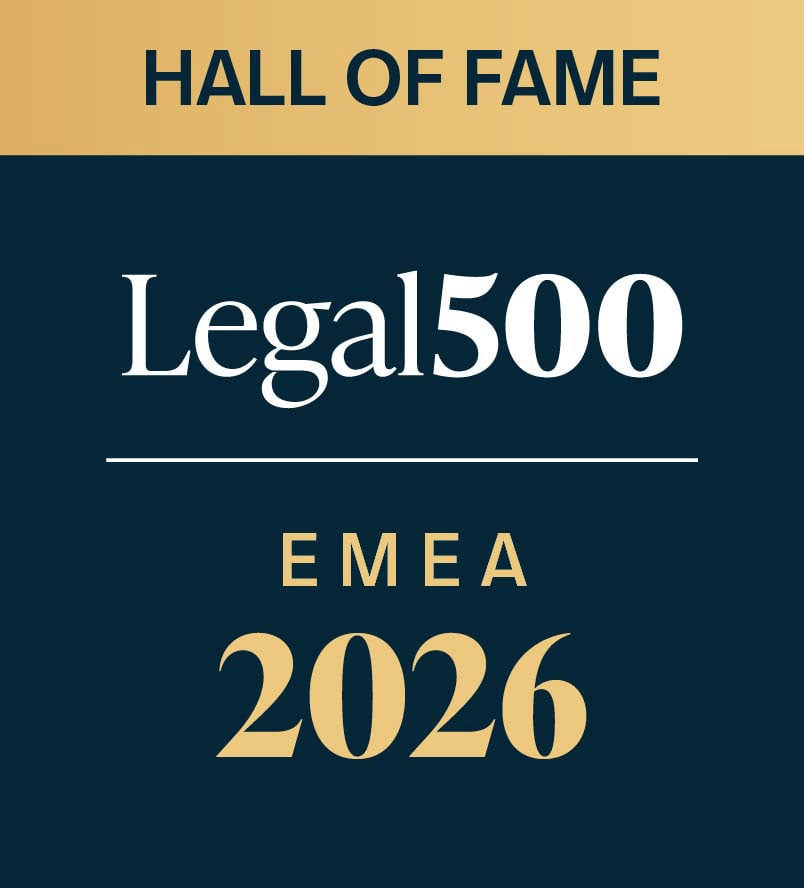 Legal 500 Hall of Fame 2026